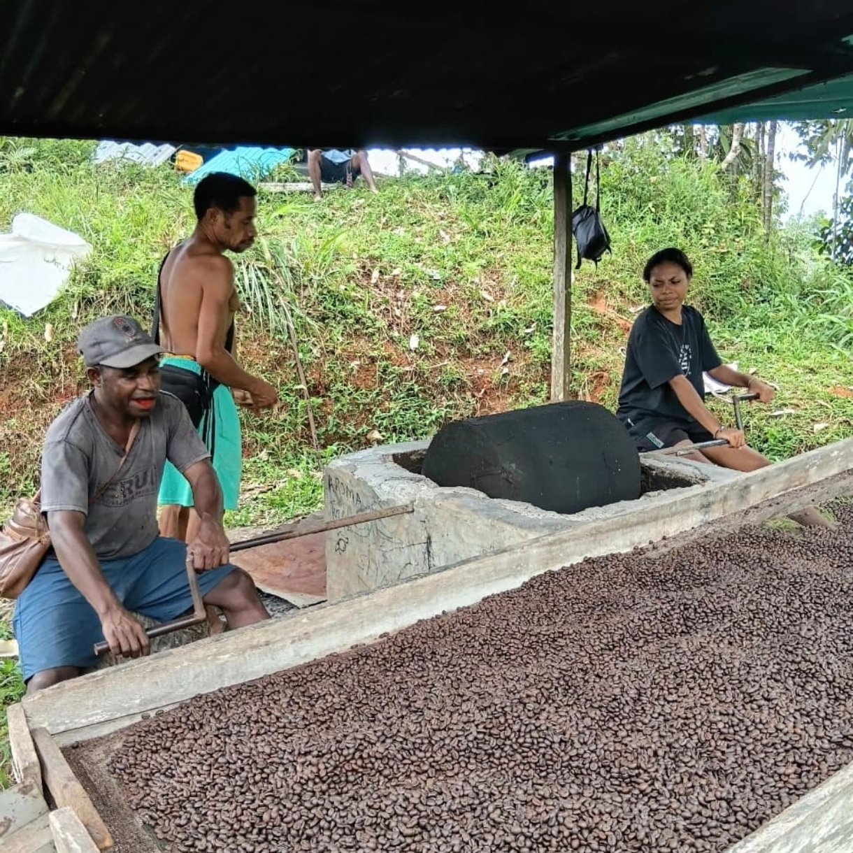 Proses penyangraian kopi